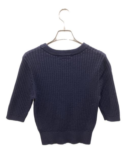 Snidel（スナイデル）Snidel (スナイデル) パターンリブニットアンサンブル ネイビー サイズ:Fの古着・服飾アイテム