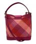Kate Spade (ケイトスペード) リーガンウーヴンストローバケットバッグ ピンク サイズ:下記参照：9000円