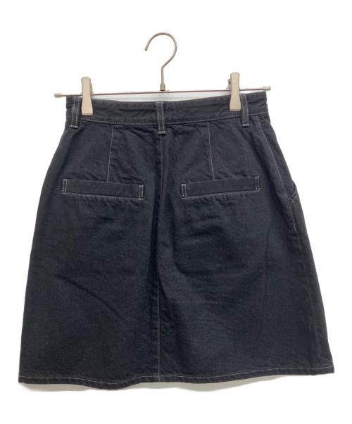 STEVEN ALAN（スティーブンアラン）STEVEN ALAN (スティーブンアラン) DENIM MINI SKIRT/デニムスカート ブラック サイズ:Mの古着・服飾アイテム