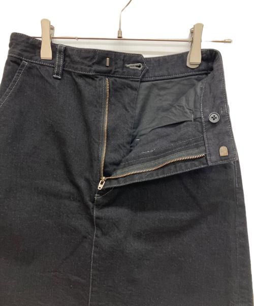 STEVEN ALAN（スティーブンアラン）STEVEN ALAN (スティーブンアラン) DENIM MINI SKIRT/デニムスカート ブラック サイズ:Mの古着・服飾アイテム
