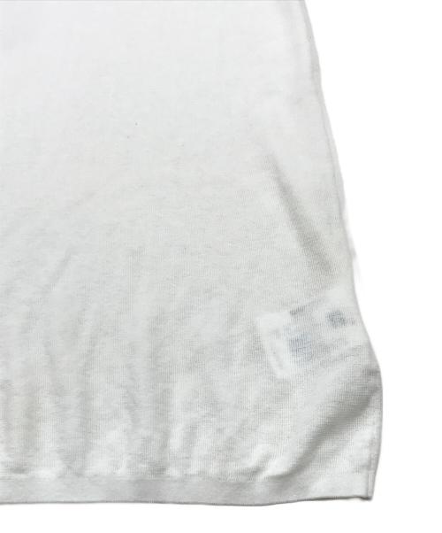 GOOD GRIEF!（グッドグリーフ）GOOD GRIEF! (グッドグリーフ) HENLEY RIB KNIT TOP ホワイト サイズ:Fの古着・服飾アイテム