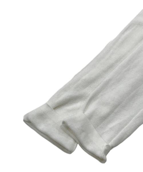 GOOD GRIEF!（グッドグリーフ）GOOD GRIEF! (グッドグリーフ) HENLEY RIB KNIT TOP ホワイト サイズ:Fの古着・服飾アイテム