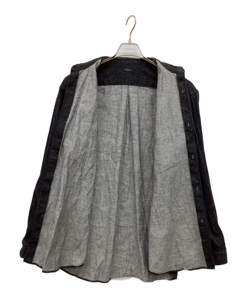 COMOLI（コモリ）COMOLI (コモリ) デニム コモリシャツ ブラック サイズ:4の古着・服飾アイテム