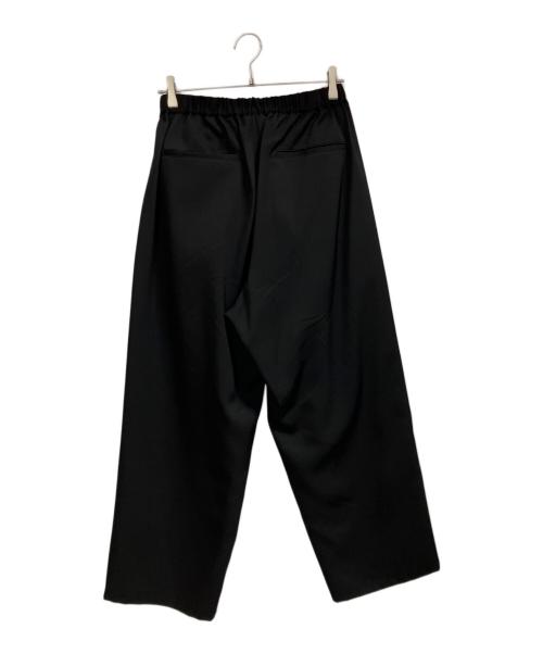 Graphpaper（グラフペーパー）Graphpaper (グラフペーパー) Scale Off Wool Wide Tapered Chef Pants ブラック サイズ:1の古着・服飾アイテム