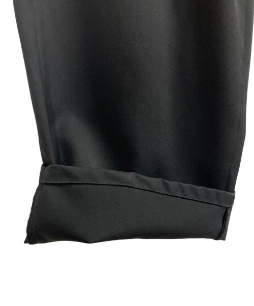 Graphpaper（グラフペーパー）Graphpaper (グラフペーパー) Scale Off Wool Wide Tapered Chef Pants ブラック サイズ:1の古着・服飾アイテム