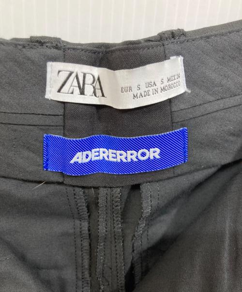 ZARA（ザラ）ZARA (ザラ) ADER error (アーダーエラー) タックパンツ ブラック サイズ:SIZE Sの古着・服飾アイテム