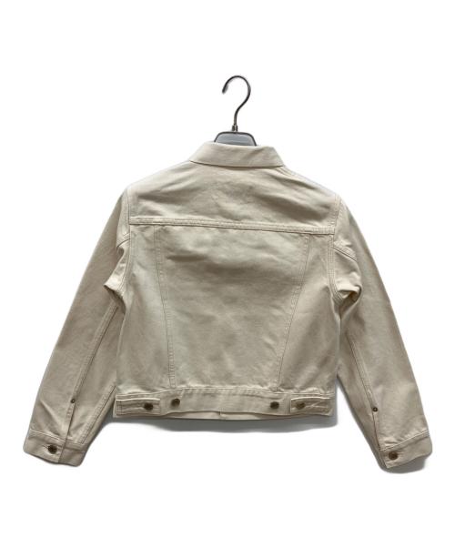 MACPHEE（マカフィー）MACPHEE (マカフィー) インディゴガードデニム ジャケット ライトベージュ サイズ:36の古着・服飾アイテム