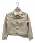 MACPHEE（マカフィー）の古着「インディゴガードデニム ジャケット」｜ライトベージュ