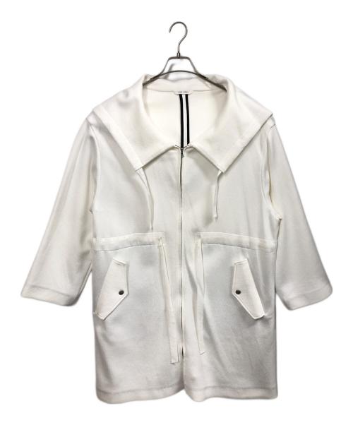 PLAIN PEOPLE（プレインピープル）PLAIN PEOPLE (プレインピープル) ダンボールニットモッズコート ホワイト サイズ:2の古着・服飾アイテム