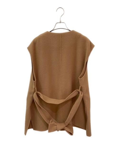 CLANE（クラネ）CLANE (クラネ) FRONT ZIP REVER GILET キャメル サイズ:2の古着・服飾アイテム