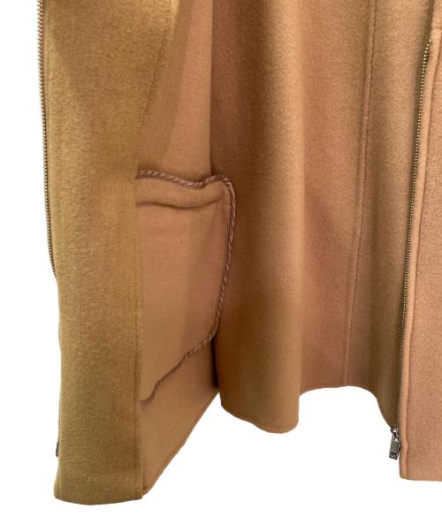 CLANE（クラネ）CLANE (クラネ) FRONT ZIP REVER GILET キャメル サイズ:2の古着・服飾アイテム