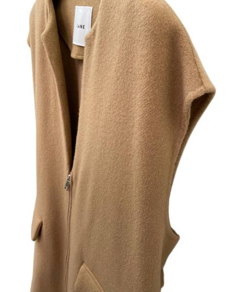 CLANE（クラネ）CLANE (クラネ) FRONT ZIP REVER GILET キャメル サイズ:2の古着・服飾アイテム