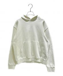 LOUIS VUITTON（ルイ ヴィトン）の古着「22SS インサイドアウトプルオーバーパーカー　RM221Q NPH HIY48W」｜ホワイト