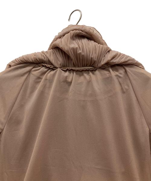 IENA LA BOUCLE（イエナ ラ ブークル）IENA LA BOUCLE (イエナ ラ ブークル) プリーツ襟 プルオーバー　ブラウス ベージュ サイズ:Freeの古着・服飾アイテム