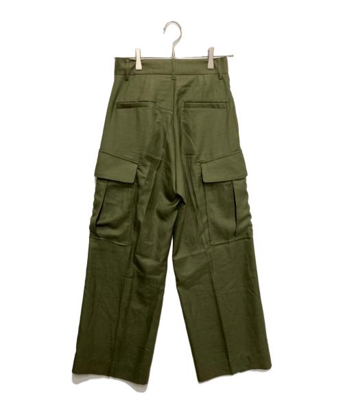 IENA（イエナ）IENA (イエナ) ウォッシャブル カーゴスラックス カーキ サイズ:36 未使用品の古着・服飾アイテム