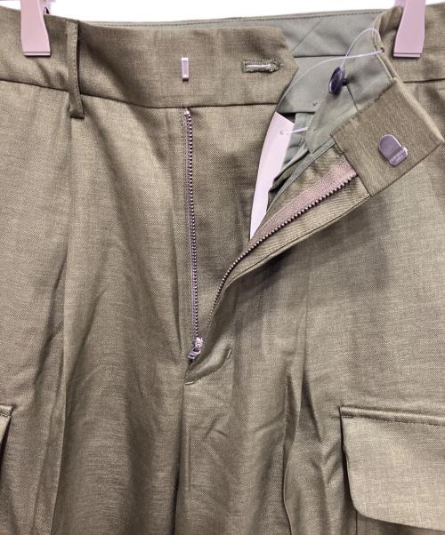 IENA（イエナ）IENA (イエナ) ウォッシャブル カーゴスラックス カーキ サイズ:36 未使用品の古着・服飾アイテム