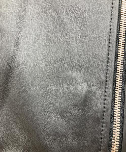 23区（ニジュウサンク）23区 (ニジュウサンク) シープレザーライダースジャケット ブラック サイズ:36の古着・服飾アイテム