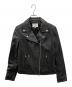 23区（ニジュウサンク）の古着「シープレザーライダースジャケット」｜ブラック