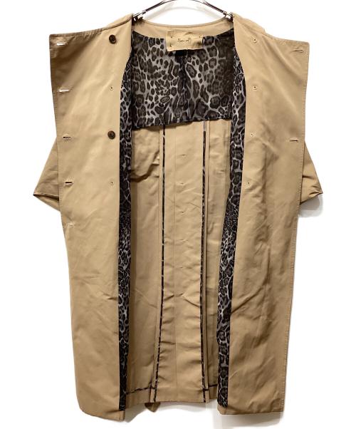 Room no.8（ルームエイト）Room no.8 (ルームエイト) グログランビッグスリーブコート ベージュ サイズ:2の古着・服飾アイテム