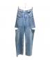Maison Margiela（メゾンマルジェラ）の古着「SLASH DETAIL DENIM PANTS」｜ブルー