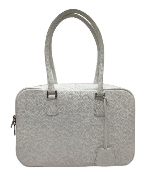 A.D.M.J.（エーディーエムジェイ）A.D.M.J. (エーディーエムジェイ) ハンドバッグ ホワイト サイズ:下記参照の古着・服飾アイテム