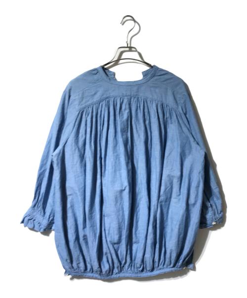 KAPITAL（キャピタル）KAPITAL (キャピタル) リネンブレンドL/Sブラウス ブルー サイズ:1の古着・服飾アイテム