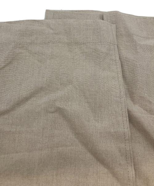 DES PRES（デ プレ）DES PRES (デ プレ) プレーンリネン ハイウエストセミワイドパンツ ベージュ サイズ:36の古着・服飾アイテム