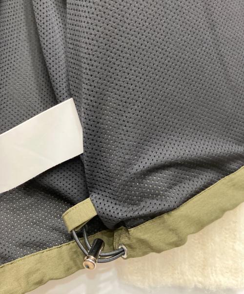 sacai（サカイ）sacai (サカイ) Wool Knit Hoodie ホワイト×オリーブ サイズ:1の古着・服飾アイテム