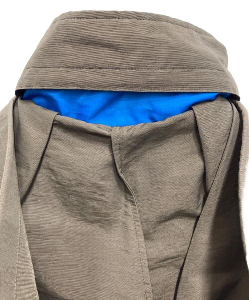 sacai（サカイ）sacai (サカイ) Wool Knit Hoodie ホワイト×オリーブ サイズ:1の古着・服飾アイテム