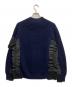 sacai (サカイ) Wool Knit Pullove MA-1/デザインニット ネイビー サイズ:1：20000円
