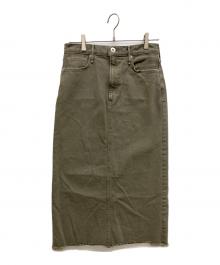 upper hights×IENA（アッパーハイツ×イエナ）の古着「別注 THE CAMPBELL/ザ キャンベルスカート」｜カーキ