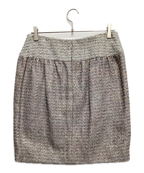 CHANEL（シャネル）CHANEL (シャネル) ツイードスカート マルチカラー サイズ:40の古着・服飾アイテム