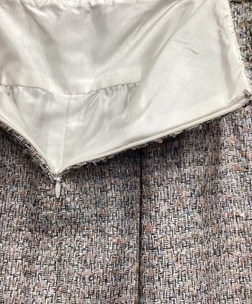 CHANEL（シャネル）CHANEL (シャネル) ツイードスカート マルチカラー サイズ:40の古着・服飾アイテム