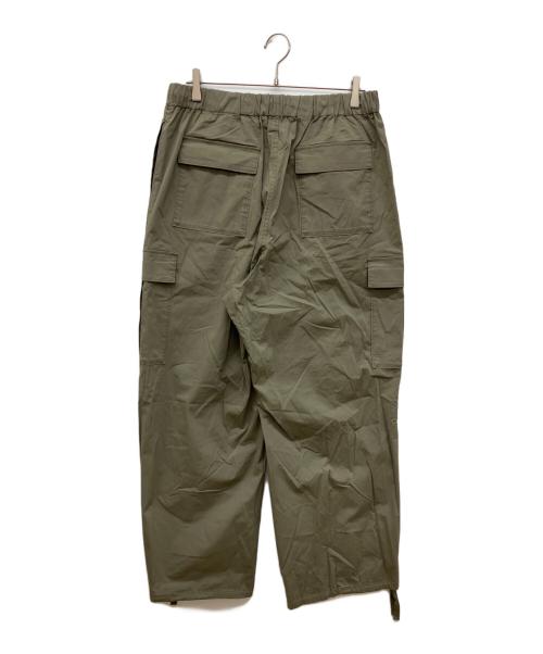 SLOW 23区（スロー23ク）SLOW 23区 (スロー23ク) ミリタリーストレッチタフタカーゴパンツ カーキ サイズ:46 未使用品の古着・服飾アイテム