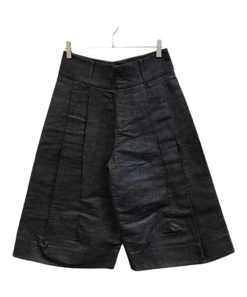 STUDIO NICHOLSON（スタジオ ニコルソン）STUDIO NICHOLSON (スタジオ ニコルソン) WILSONタックボリュームデニムパンツ インディゴ サイズ:1 未使用品の古着・服飾アイテム