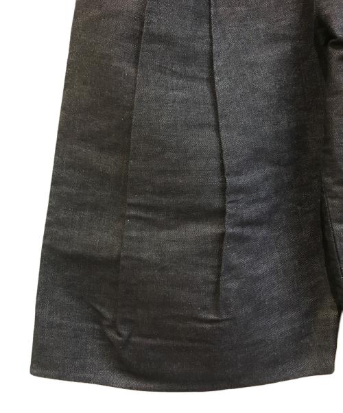 STUDIO NICHOLSON（スタジオ ニコルソン）STUDIO NICHOLSON (スタジオ ニコルソン) WILSONタックボリュームデニムパンツ インディゴ サイズ:1 未使用品の古着・服飾アイテム