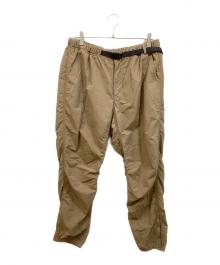 GRAMICCI×EKAL（グラミチ×エカル）の古着「アクティブナイロンパンツ」｜ベージュ