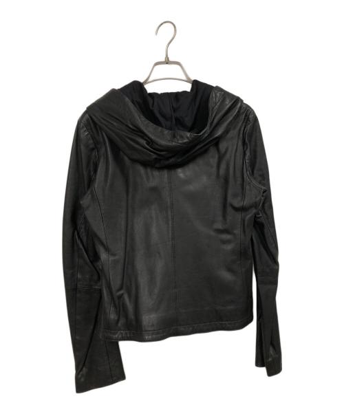 theory luxe（セオリーリュクス）theory luxe (セオリーリュクス) SUPER SOFT LEATHER HOODED ブラック サイズ:38の古着・服飾アイテム