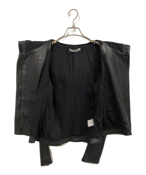 theory luxe（セオリーリュクス）theory luxe (セオリーリュクス) SUPER SOFT LEATHER HOODED ブラック サイズ:38の古着・服飾アイテム