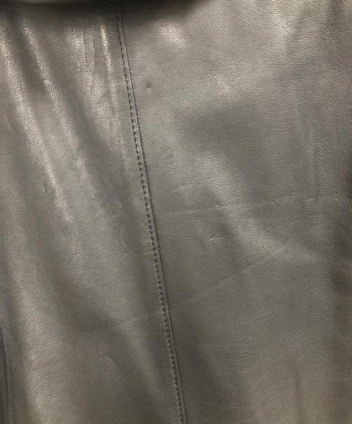 theory luxe（セオリーリュクス）theory luxe (セオリーリュクス) SUPER SOFT LEATHER HOODED ブラック サイズ:38の古着・服飾アイテム