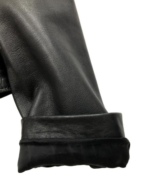 theory luxe（セオリーリュクス）theory luxe (セオリーリュクス) SUPER SOFT LEATHER HOODED ブラック サイズ:38の古着・服飾アイテム