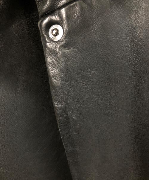 theory luxe（セオリーリュクス）theory luxe (セオリーリュクス) SUPER SOFT LEATHER HOODED ブラック サイズ:38の古着・服飾アイテム