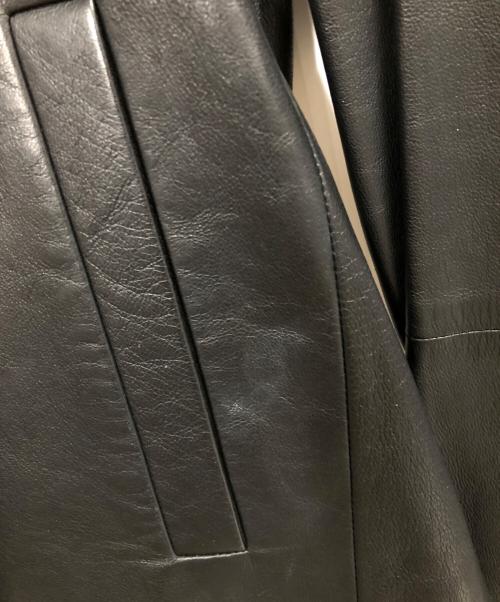 theory luxe（セオリーリュクス）theory luxe (セオリーリュクス) SUPER SOFT LEATHER HOODED ブラック サイズ:38の古着・服飾アイテム