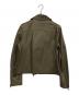theory (セオリー) LUXE LEATHER MOTO JKT カーキ サイズ:S：19000円
