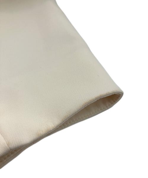 ROPE（ロペ）ROPE (ロペ) きれいめフォルムブルゾン　ジップアップジャケット アイボリー サイズ:38の古着・服飾アイテム