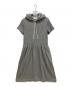 COMME des GARCONS GIRL（コムデギャルソンガール）の古着「Hoodie Sweater Dress」｜グレー