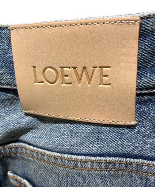 LOEWE（ロエベ）LOEWE (ロエベ) アナグラム バレル ジーンズ インディゴ サイズ:32の古着・服飾アイテム