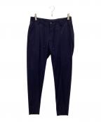 giab's ARCHIVIOジャブス アルキヴィオ）の古着「マサッチョ / MASACCIO 　シルキージャージーストレッチパンツ」｜ネイビー