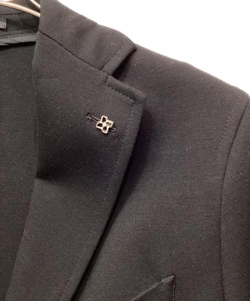 TAGLIATORE（タリアトーレ）TAGLIATORE (タリアトーレ) ジャージ ソリッド スーツ ブラック サイズ:44Rの古着・服飾アイテム