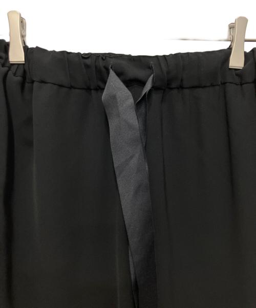 saqui（サキ）saqui (サキ) テーパードリボンパンツ ブラック サイズ:38の古着・服飾アイテム